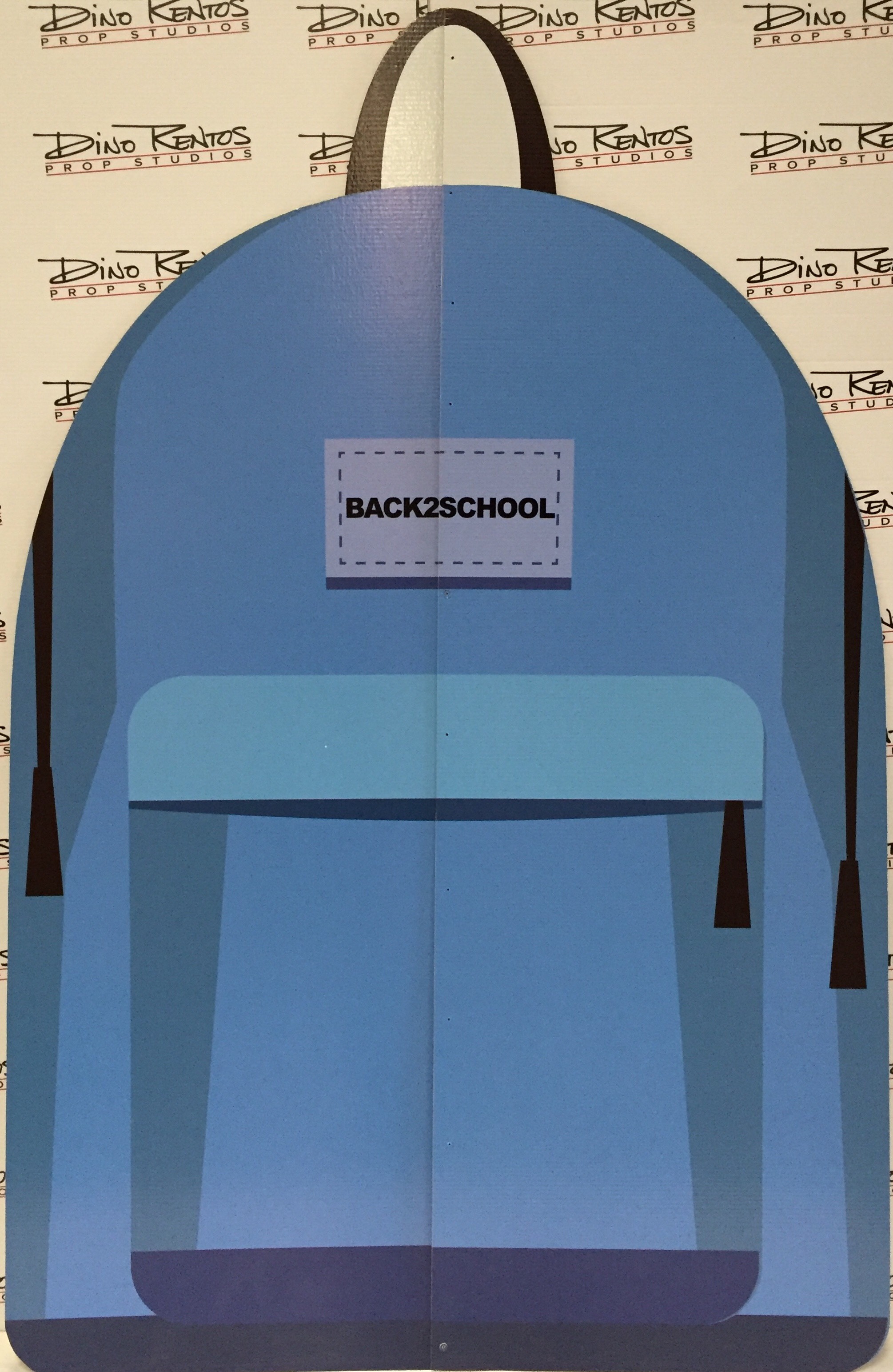 School Backpack Cardboard Cutout Standup Prop Dino Rentos Studios, INC.